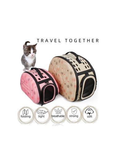 Dm Cbtx Evcil Hayvanlar İçin Katlanabilir Eva Sırt Çantası - Şampanya