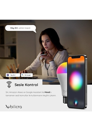 Bilicra Mood Akıllı Ampul 11 W