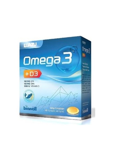 Biowell Luazu Omega-3 + D3 60 Yumuşak Jel Kapsül Diğer