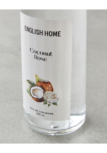 English Home English Home Coconut Rose Kolonya 200 Ml Şeffaf