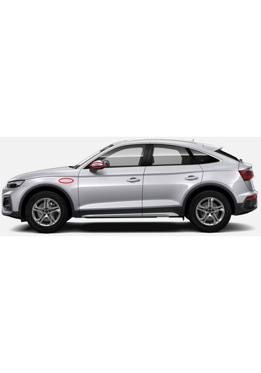 Audi Q1 Q2 Q3 Q4 Q5 Q7 Çamurluk Yanı Ve Ayna Metalize Damla Desen
