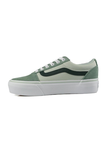 Vans Vn0a3tlc Wm Ward Platform Sneakers Unisex Spor Ayakkabı Yeşil