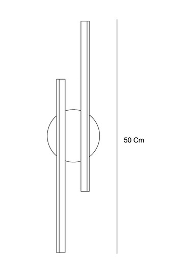 Tra74153 Eco 40 Cm Led Aplik Sırta Beyaz