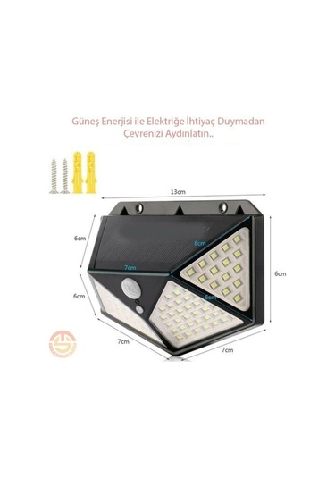 Solar Bahçe Aydınlatma Lambası 100 Led - 9068014952969rx8