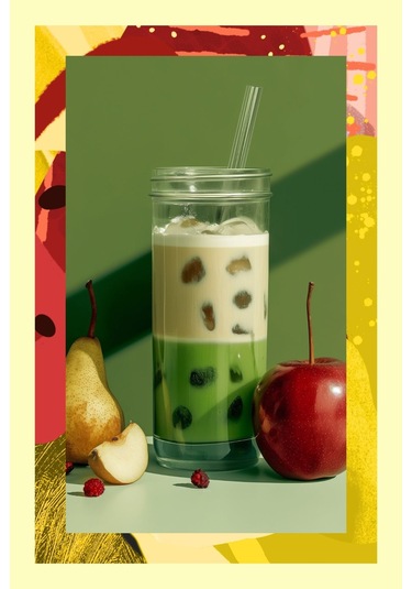 Mim and More Pear & Apple Matcha Armut & Elmalı Matcha 50 G