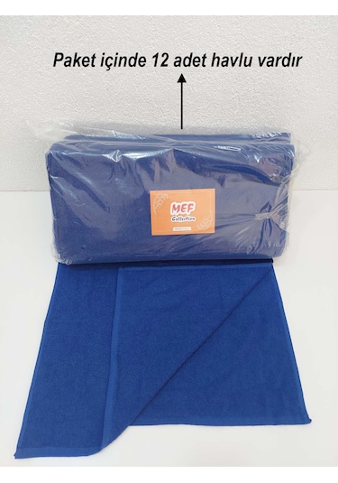 Royal Mavi Berber Havlusu Denizli 50x90 Cm 12'li
