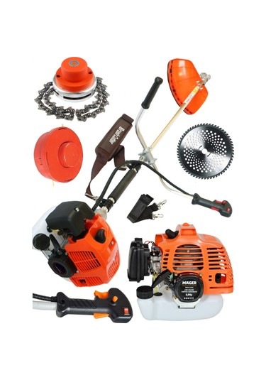 Melzo Germany MLZ5757 Benzinli Çim Biçme Makinesi Turuncu