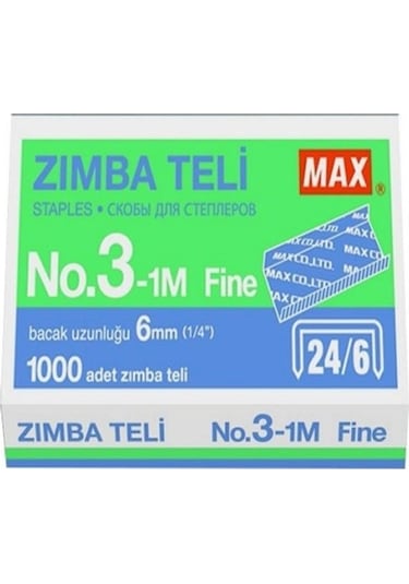 Max Zımba Teli No 3-1m 24/6