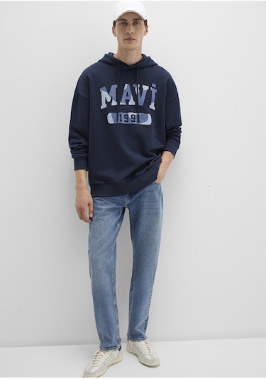 Mavi - Mavi Baskılı Lacivert Sweatshirt 0s10301-70490 Lacivert