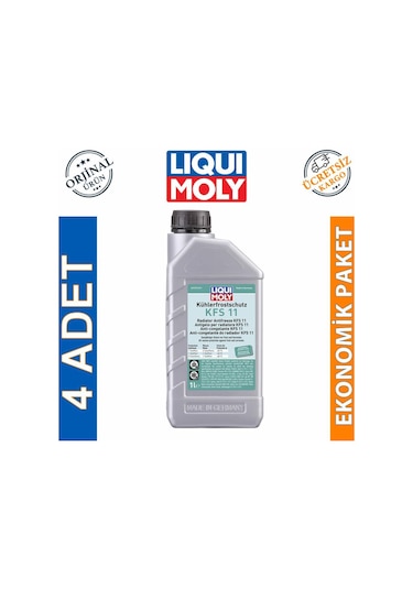 Liqui Moly Radyatör Antifrizi Kfs 11 Yeşil 1 Lt 4 Adet 21149