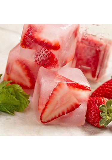 Hombey Siyah Silikon Buzluk Seti: 6 Kare + 6 Yuvarlak Delikli, Kaldırılabilir Kapaklı, Esnek Ve Donukta Kırılmaz Çok Renkli