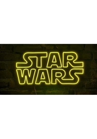 Star Wars Neon Ledli Duvar Aydınlatması