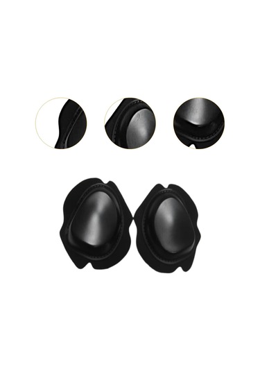 Suntek 2 Parça Motosiklet Diz Koruma Pedleri Bisiklet Motokros Siyah