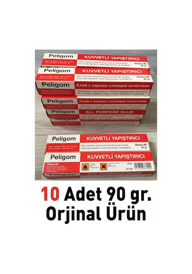 Orjinal 90 Gr Solventli Sıvı Yapışırıtcı 10 Lu Paket