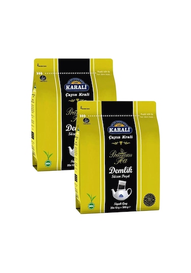 Karali Premium Demlik Poşet Siyah Çay 25'li 2 Adet