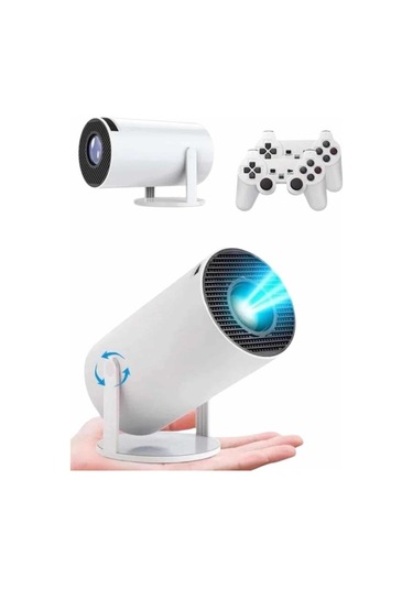 4k Wireless Çift Kollu Kumandalı Oyun Projeksiyonu Video Oyunu