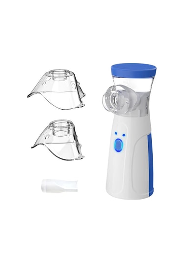 Taşınabilir Nebulizatör Taşınabilir Nebulizatör Makinesi Buhar Inhalatörü Nebulizatör Maskesi