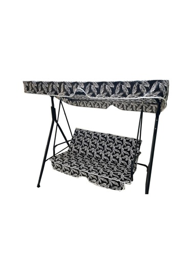 Salıncak Minder Kılıf Takımı(Süngersiz)2 Kişilik Minder-Siyahtüy (532720735)