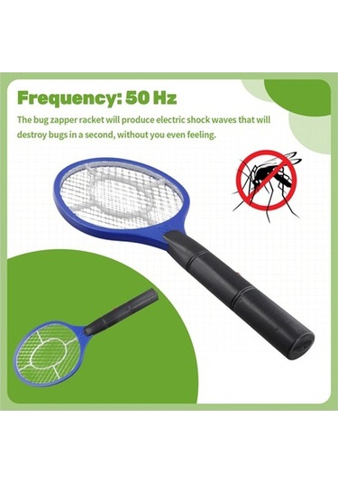 Ulzyvf Sivrisinek Raketi Pille Öldürücü Haşere Elektrikli El Çalışan Qs