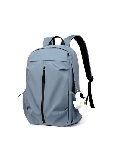 Szypzstore 学生书包高中生简约双肩包高中背包 1ffhkt Blue