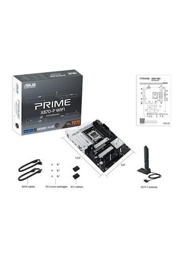 Asus Prime X870-P Wi-Fi AMD X870 8000 MHz DDR5 AM5 ATX Anakart