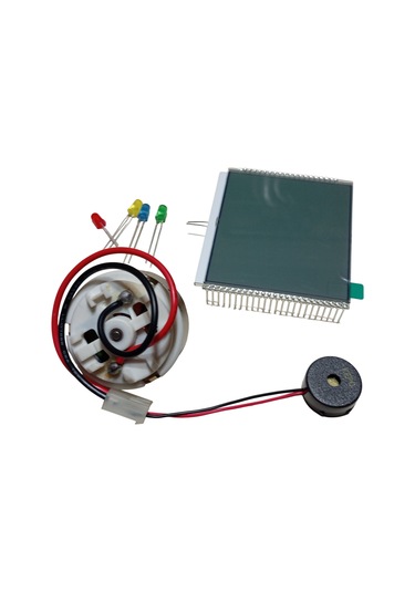 Elektrik Üreten Dinamo Motor Parmak İle Çevrilebilen Led, Panel Ve Buzzer Çalıştıran Hobi Deney Seti