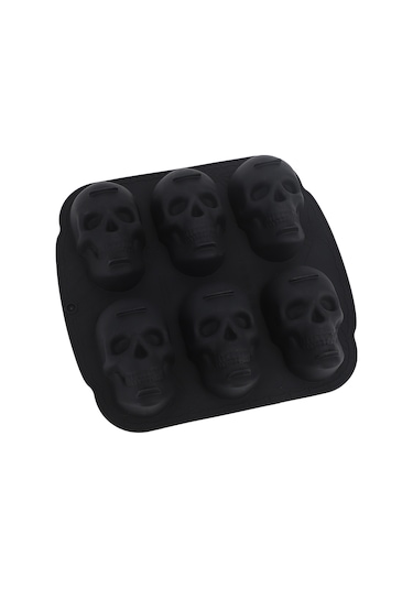 Shineyee Gıda Kalitesi Silikon Kalaçlı Pasta Kalıbı, 6'lı Halloween Dekorasyonlu, Yüksek Sıcaklık Dayanıklı, Non-stick, Kolay Temizlenir Diğer