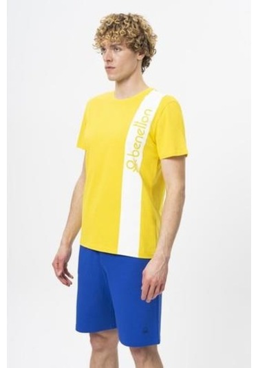 Benetton T-shırt Ekru