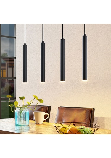 Archio Dört'lü Ledli Sıralı Sarkıt Avize Çok Renkli