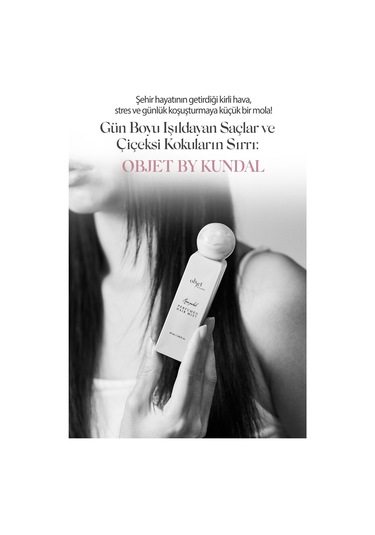 Nem Ve Parlaklık Veren Parfümlü Saç Misti Kundal Perfumed Hair Mist 40 Ml Rose Petals
