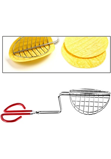 Homyl Paslanmaz Çelik Meksika Taco Tortilla Kabuk Kalıplama Gümüş GÜmüş