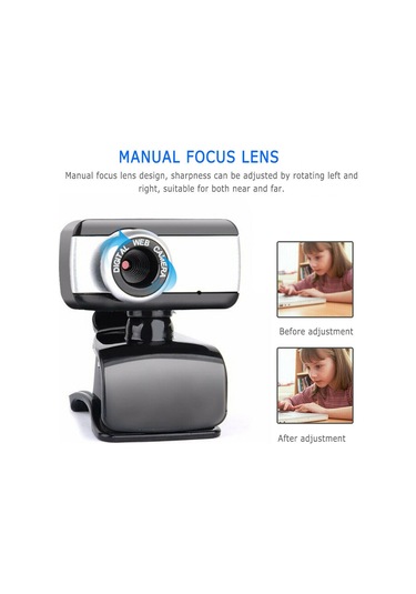 Suntek Dizüstü Masaüstü İçin Mikrofonlu Web Kamerası