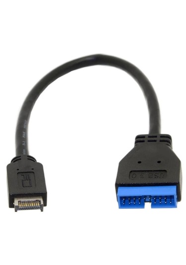 Usb 3.1 Type-e Male To Usb 3.0 19 20 Pin Dişi Uzatma Kablosu
