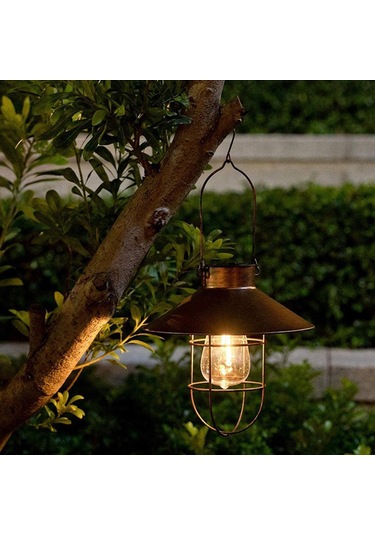 Suntek Teras Çim Için Asma Çubuk Dış Işıklar Ile Bronz Bronz