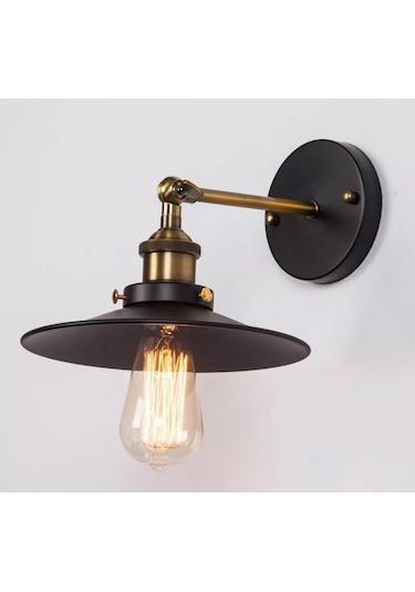 Mylights Vintage Harekli Yatak Başı Okuma Lambası Duvar Aplik Beyaz