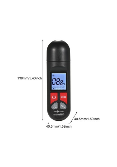 Pazly 4 Ölçekli Ahşap Nem Ölçer - 100 Ağaç Türü İçin Otomatik Kapanma Lcd Ekran - Hassas Ahşap Nem Ölçümü - Ahşap Endüstrisi İçin Tasarlandı