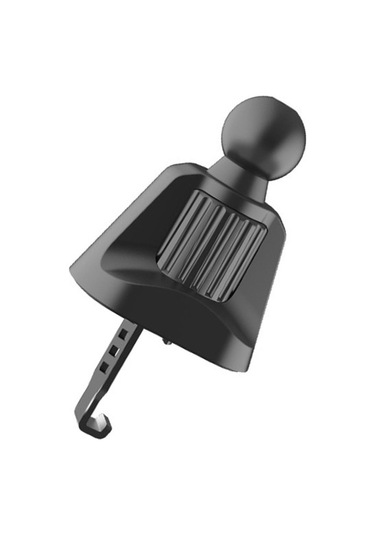 Luckysouk Araba Hava Havalandırma Klip Top Başkanı Adaptörü Kanca Büküm-kilit Telefon Tutucu Standı 17mm Siyah Torpido Üstü 3xyxc4