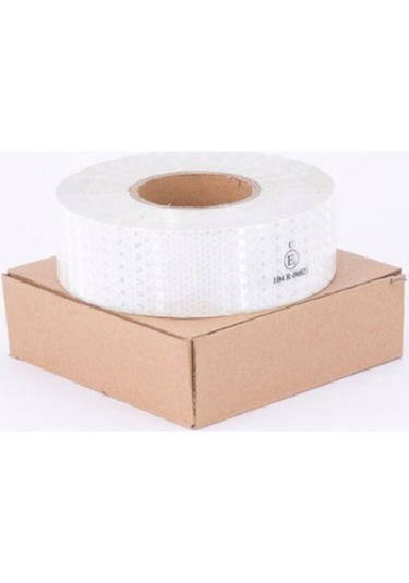 Tüvtürk Onaylı Reflektör Fosforlu Şerit Bant 5.5 Cm 5-10-25-50...