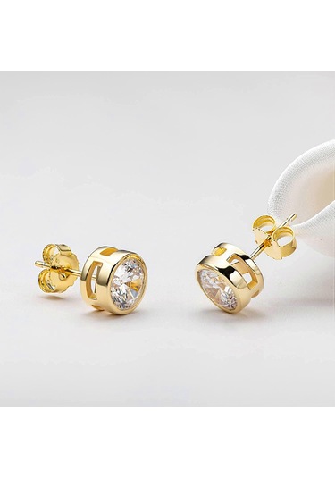 14 Ayar Altın Küpeler Sarı Küpeler