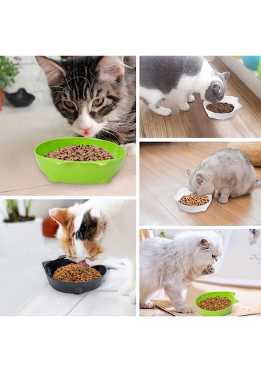 Sones Hayvan Kasesi Kaymaz Sevimli Kedi Tipi Renkli Kedi Kase Evcil Hayvan Malzemeleri