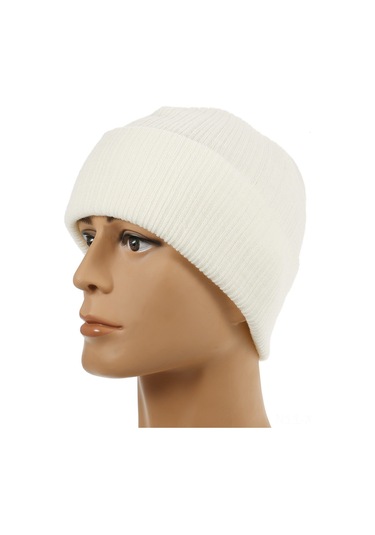 Konesam Kış Bisiklet Turları İçin Isı Sağlayan Pamuklu Bonnet - Kulakları Kapsayan Ayarlanabilir Desen Beyaz