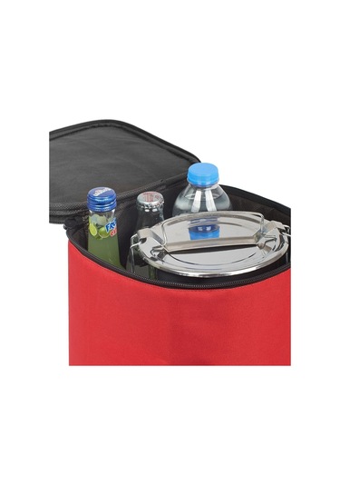 Ankaflex Çok Amaçlı Soğuk Sıcak Tutucu Sefer Tası Ve İçecek Taşıma Çantası Kırmızı