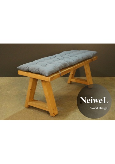 Neiwel Garden Nua Doğal Ahşap Bank Ahşap