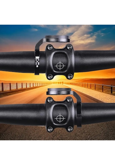 Padalink Alüminyum Bisiklet Bilgisayar Tutucu - 31.8mm Çap Uyumlu, Kolay Kurulum, Dayanıklı Ve Hafif 5x3.79x3.07cm Siyah