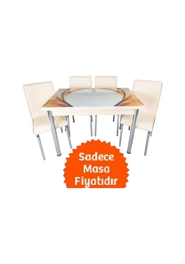 Yandan Açılır Büyüyen Cam Mutfak Masası 70x110-sadece Masa Fiyat