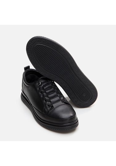 Hotiç Hakiki Deri Siyah Kadın Spor Ayakkabı 01ayh294540a100 Siyah