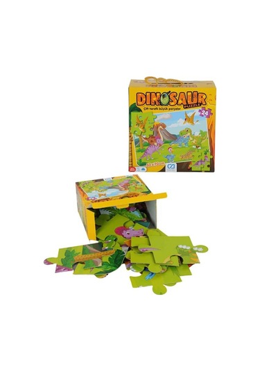 +3 Yaş Dinozorlar Yer Puzzle (Ca Games)