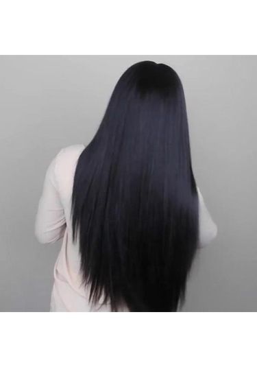 Fabrika Sınır Ötesi Peruk Avrupa Ve Amerikan Tarzı Peruk Kadın Uzun Düz Saç Siyah Orta Afrika Peruk Sentetik Peruk