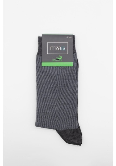 Koyu Antrasit Bambu Desenli Çorap 1060245106 Koyu Antrasit