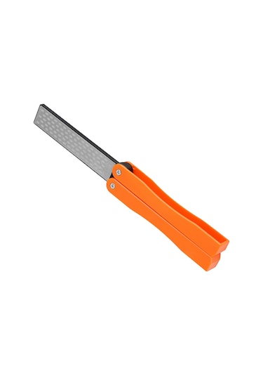 Kosona Diamond Taşlı Çift Taraflı 400/600 Giyotin, Bıçak, Makas Kesici - Katlanabilir Plastik Kılıf İle Taşınabilir Zımpara Aleti Siyah